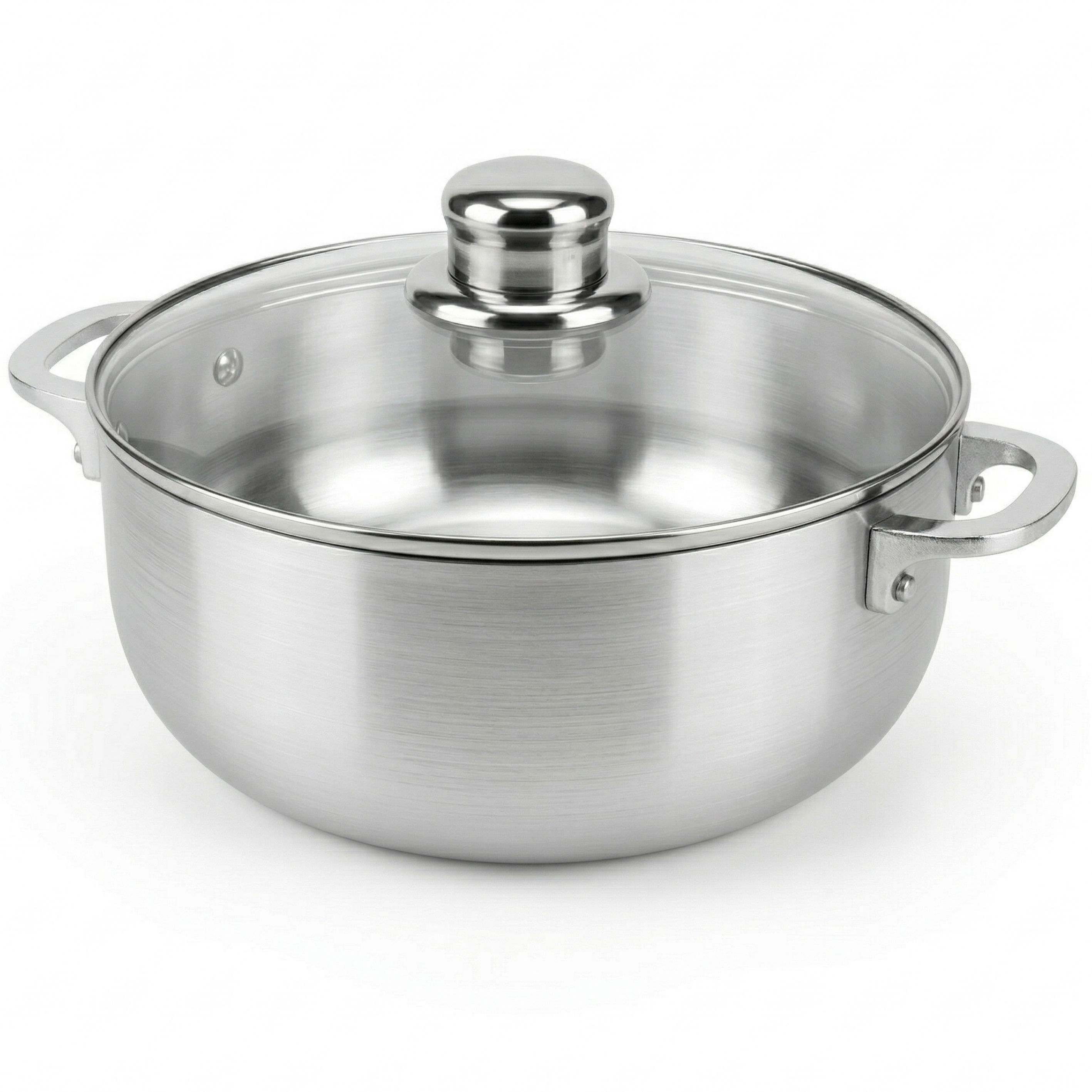 ARROYO Cast Aluminum Caldero with Glass Lid, Traditional Pot for Rice, Beans & Stews, Even Heat Distribution