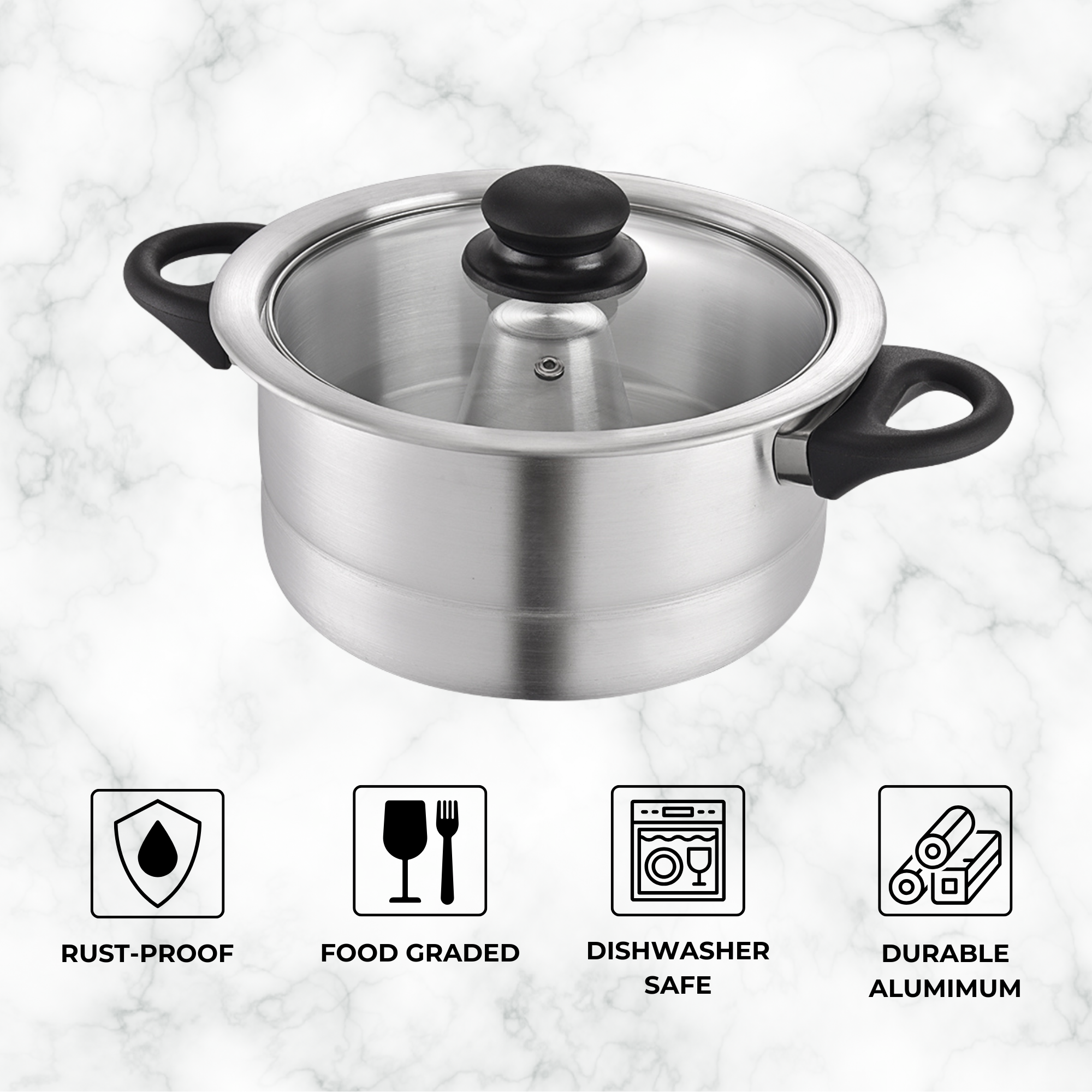 Double Boiler Flan Maker